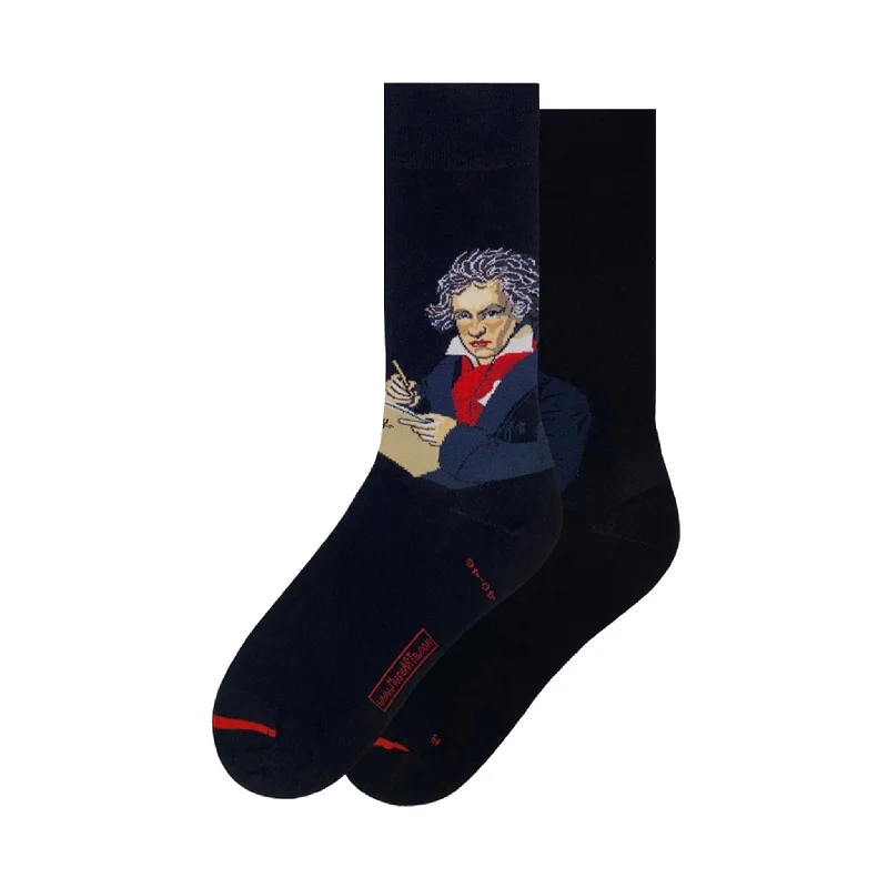 Beethoven Portrait Women’s Socks, Color