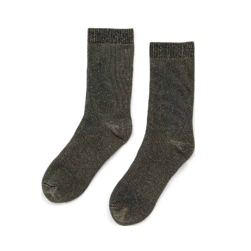 Canyon - Full Cushion Organic Cotton Boot Socks - Army