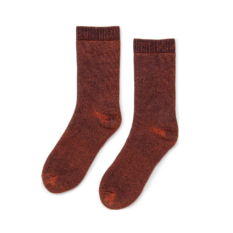 Canyon - Full Cushion Organic Cotton Boot Socks - Cognac