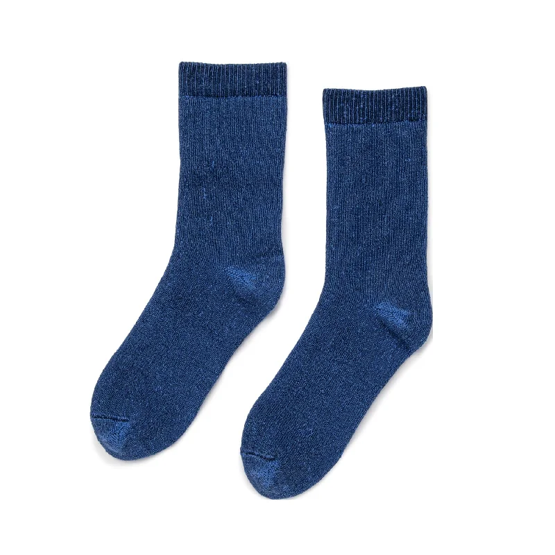 Canyon - Full Cushion Organic Cotton Boot Socks - Royal