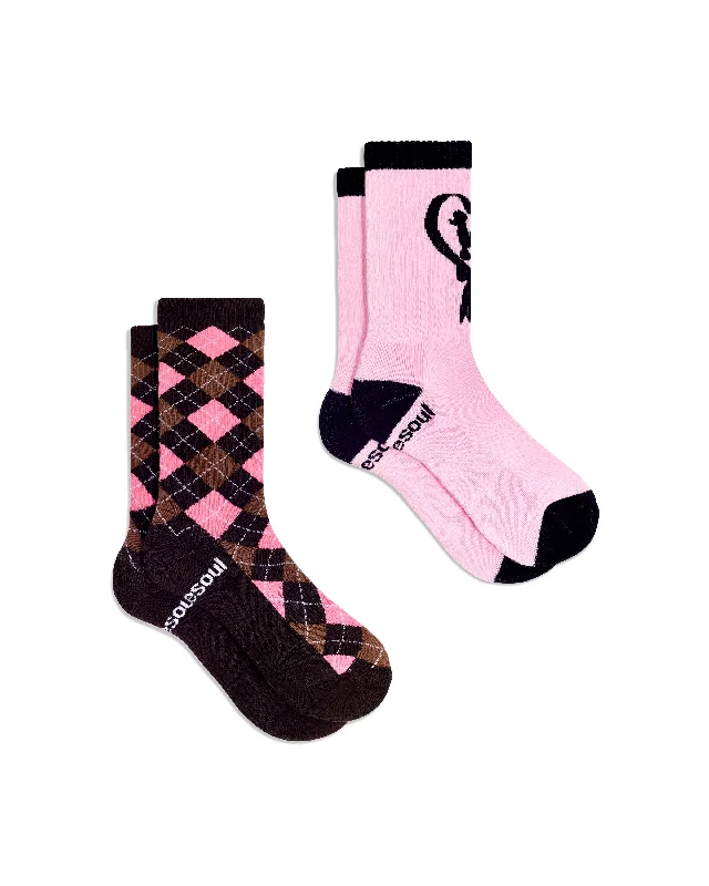 Caroline High Sock 2 Pack