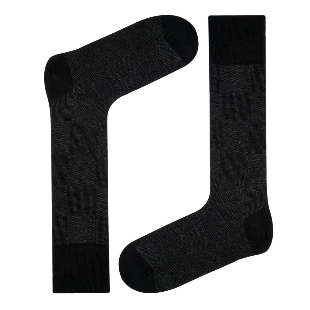 Checkers Socks Black (M)