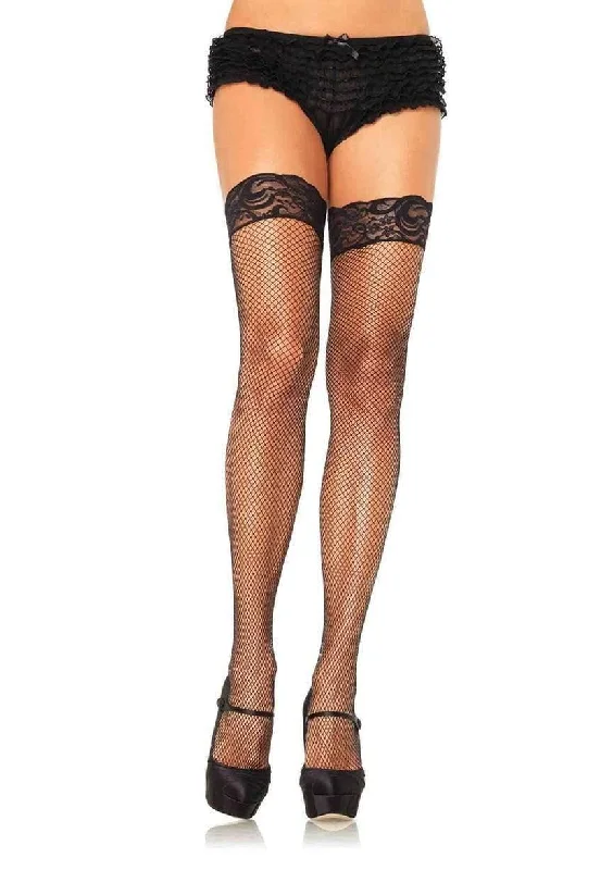 Nicole | Fishnet Thigh High Stockings