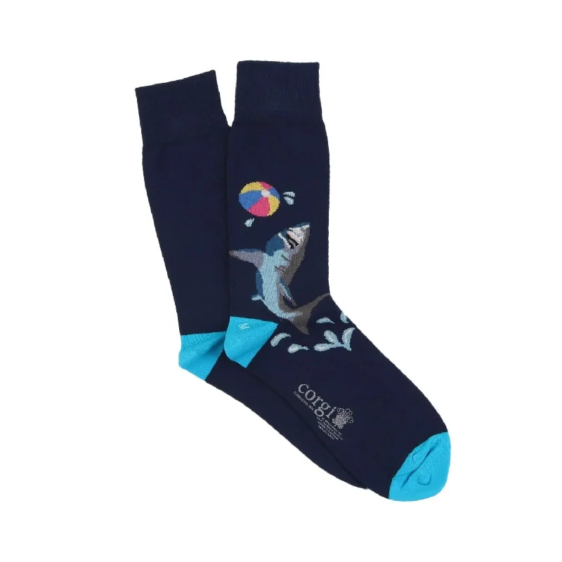 CORGI Beach Playful Shark Cotton Socks