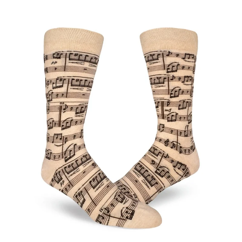 Für Elise Men's Socks, Cream