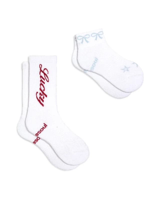 Holly High & Quarter Sock 2 Pack