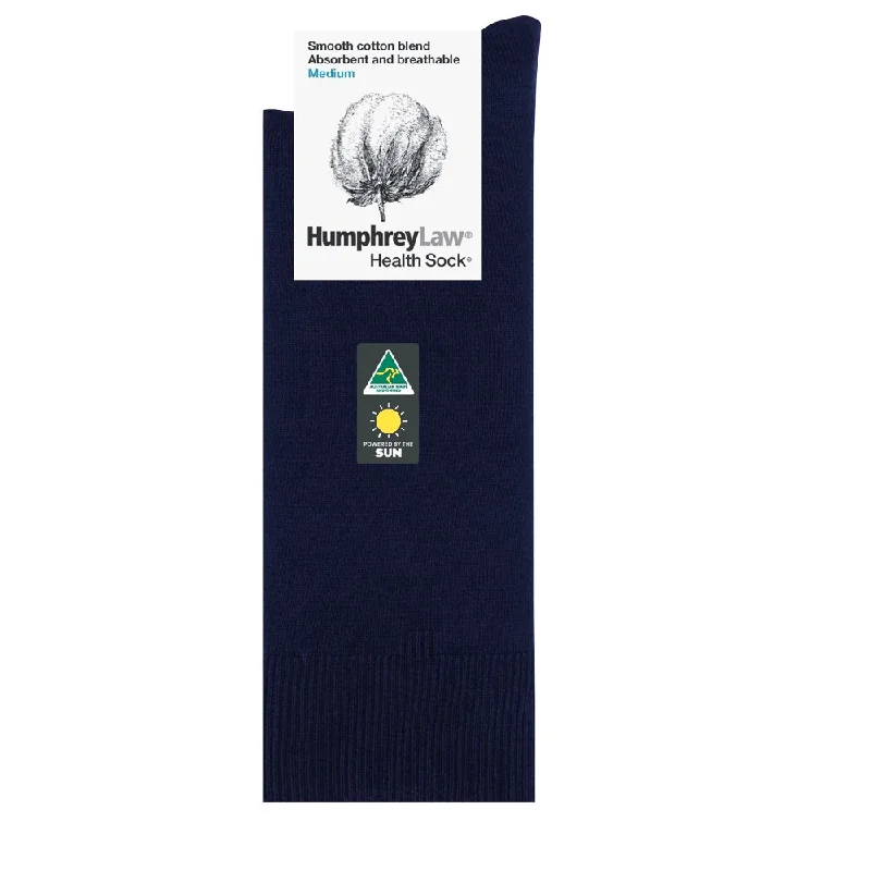 HUMPHREY LAW Classic Cotton Sock NAVY