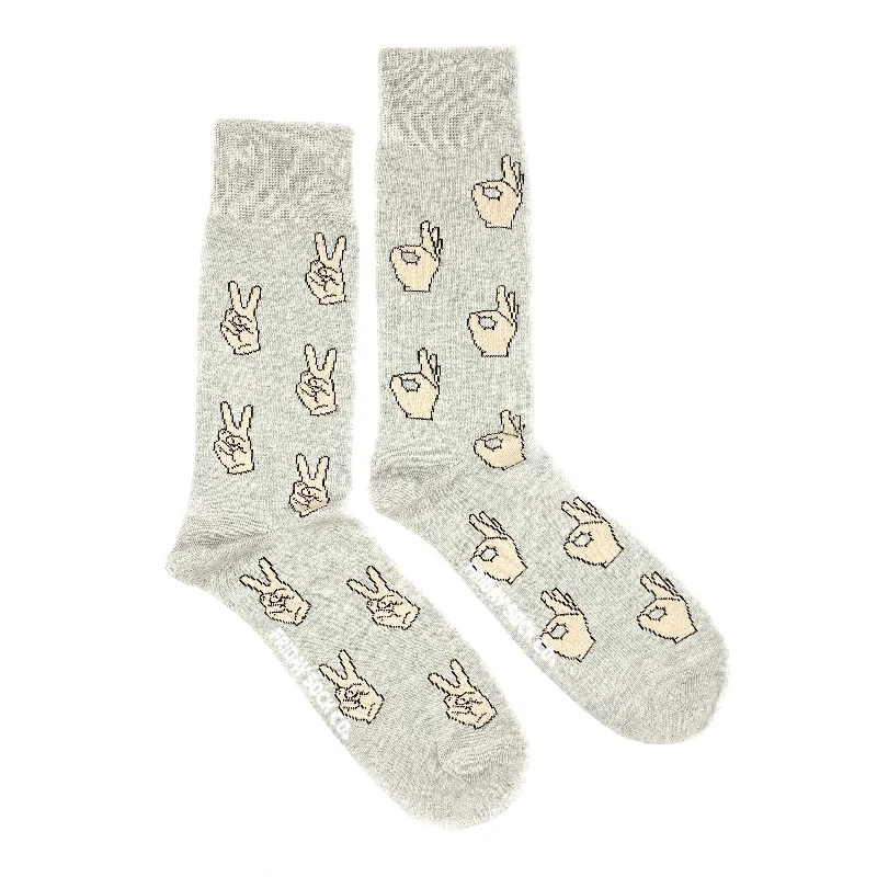 Men's AOK & Peace Socks