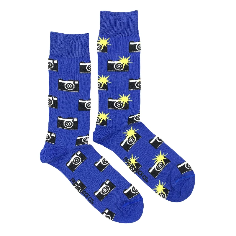 Men's Camera Flash & Camera Socks