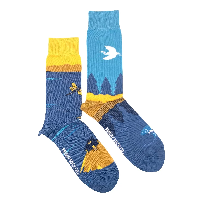 Men’s Great Lakes Canadian Landscape Socks