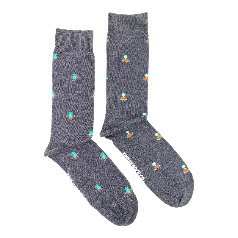 Men's Tiny Robot Socks