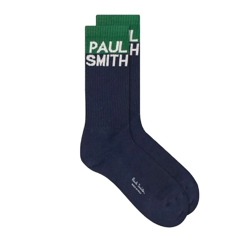 Paul Smith Chidi Logo Sock Navy