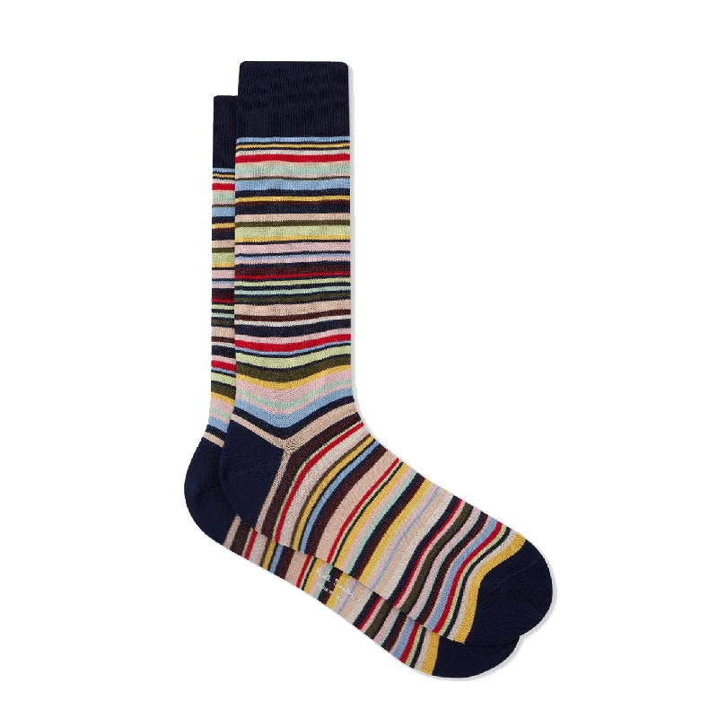 Paul Smith Sock Farley Stripe Navy