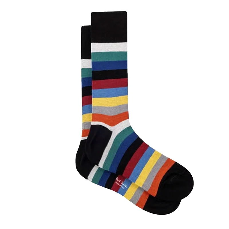 Paul Smith Sock Floyd Stripe Black