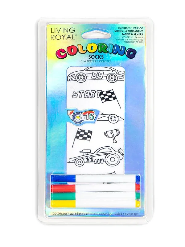 Race Car | Coloring Socks