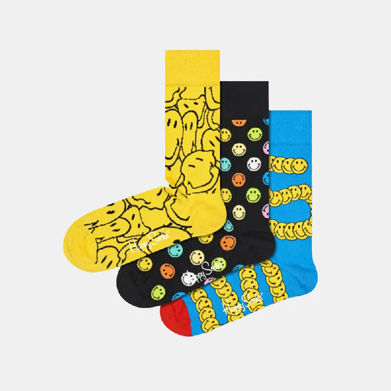 Sock - Gift Set Smiley 3pk 36-40