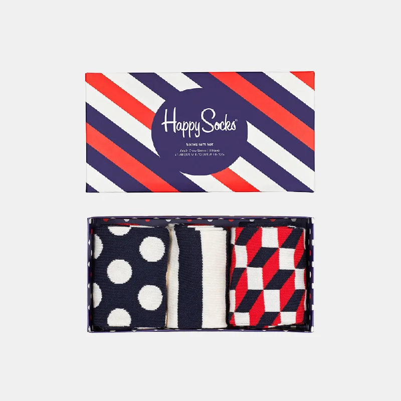 Socks - Gift Set Classic Navy 3pk 36-40