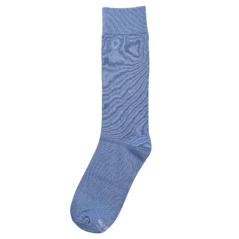 Solid Dusty Blue Socks