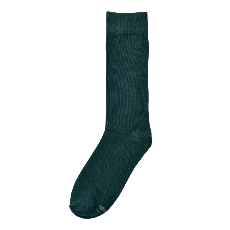 Solid Emerald Green Socks