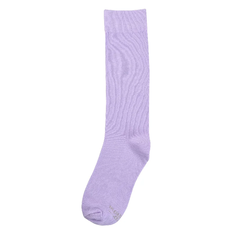 Solid Lilac Socks