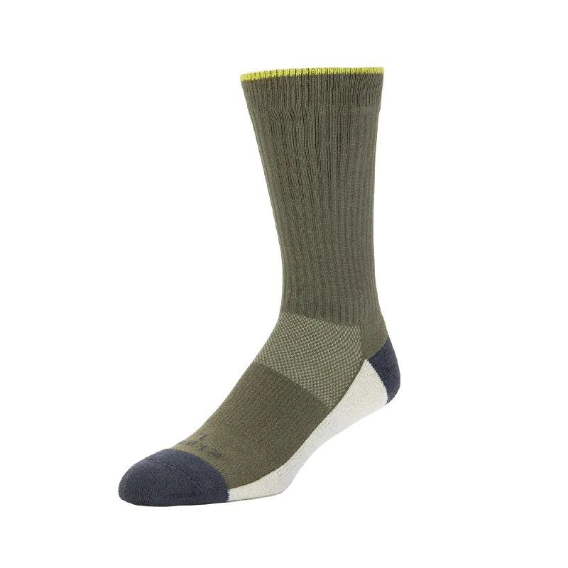 Summit - Performance Organic Cotton Crew Socks - Army