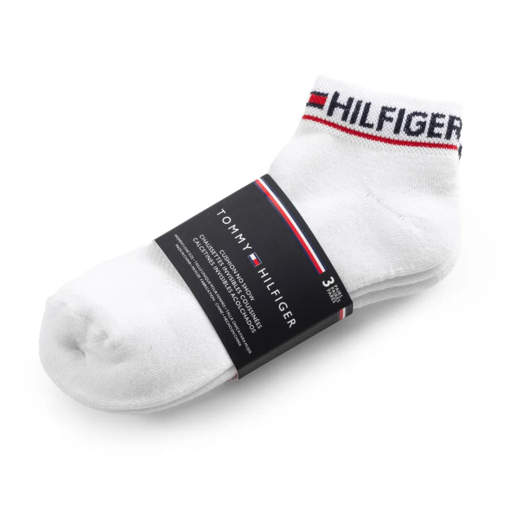 Tommy Hilfiger Ankle Sock 3-Pack Socks - WHT