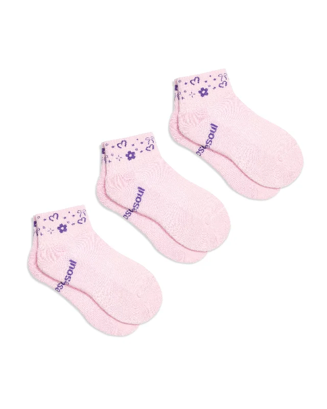 Verconiik Quarter Sock 3 Pack Solid