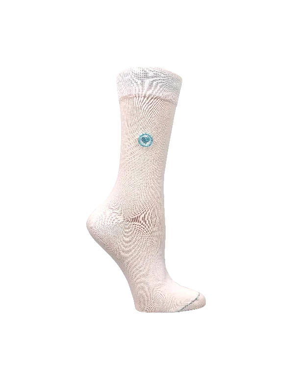 White Solid Socks (W)