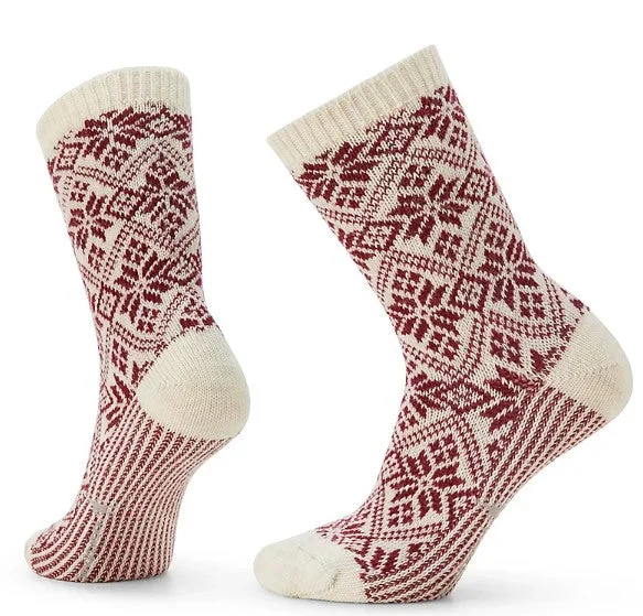 Women's Everyday Traditional Snowflake Crew Socks