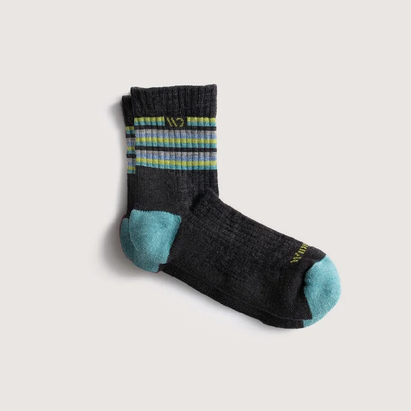 Women's Multi Stripe Cushioned Quarter Sock